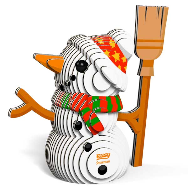 Eugy 3D Craft Collectible Snowman