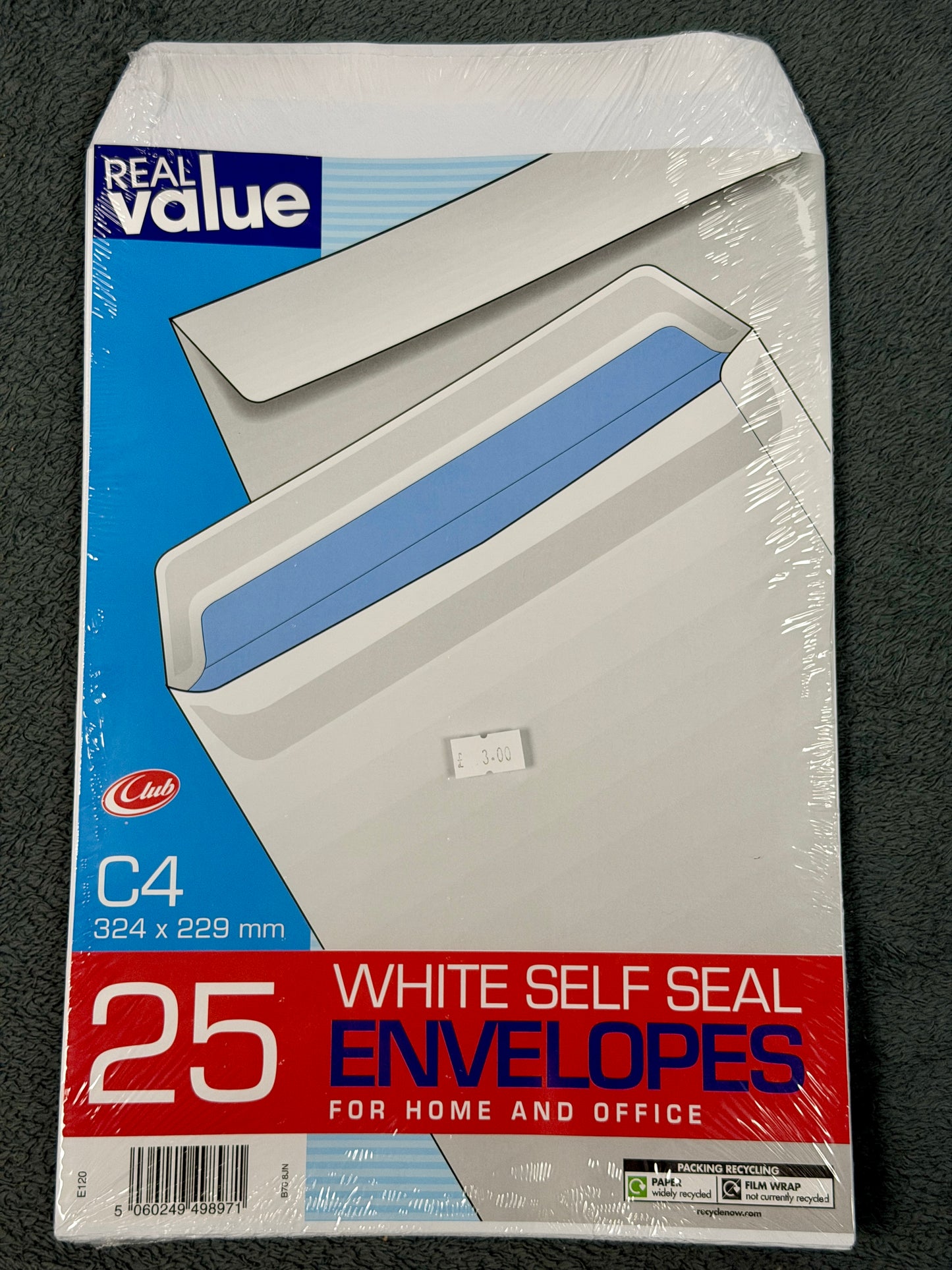 Envelopes C4 White, Pack of 25