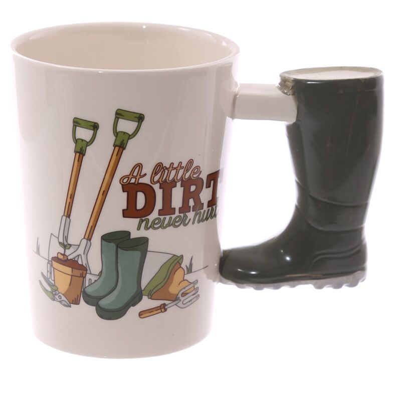 Shaped Mug - Garden Wellington