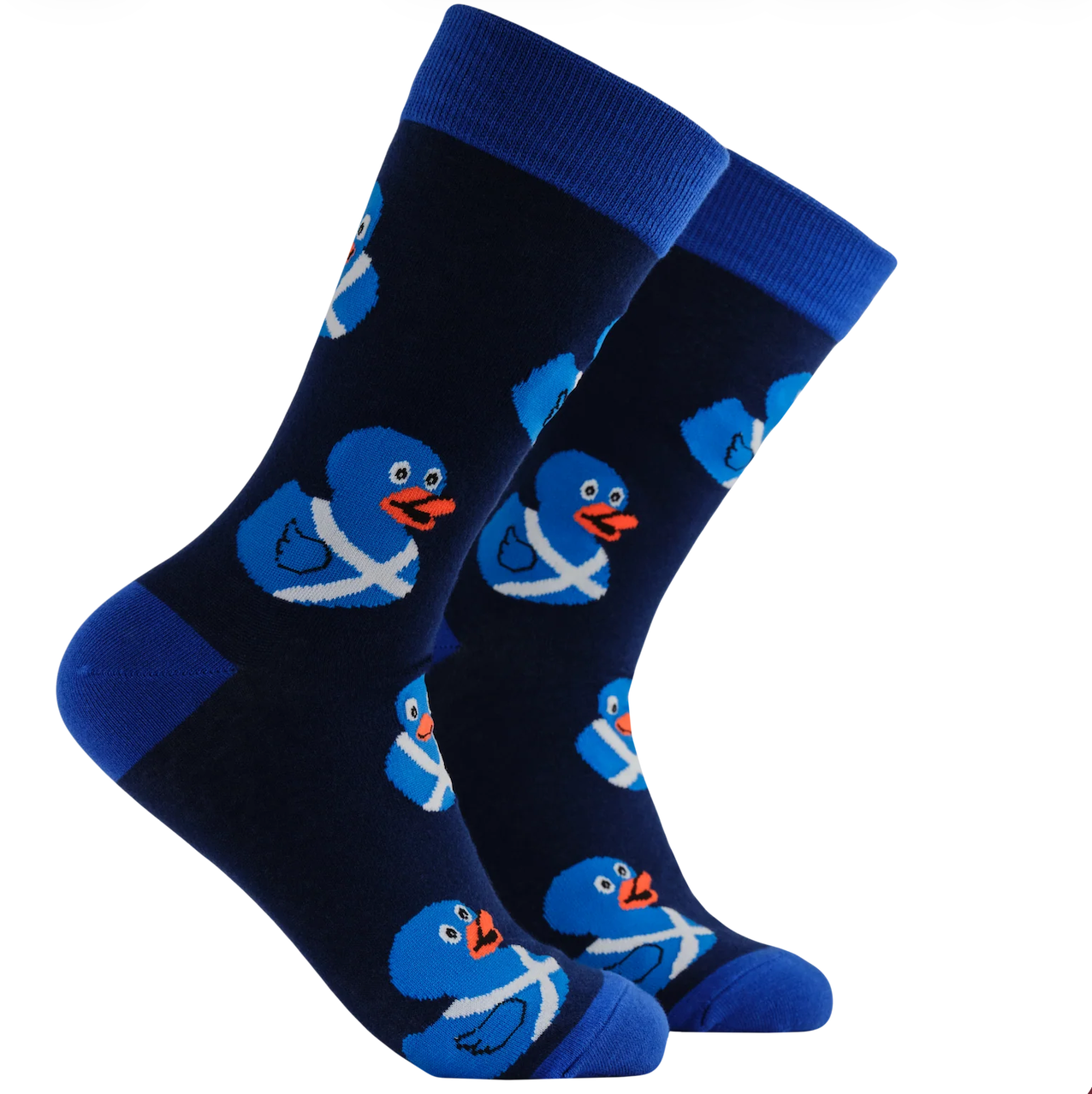 Scottish Rubber Duck Socks by Socktopus