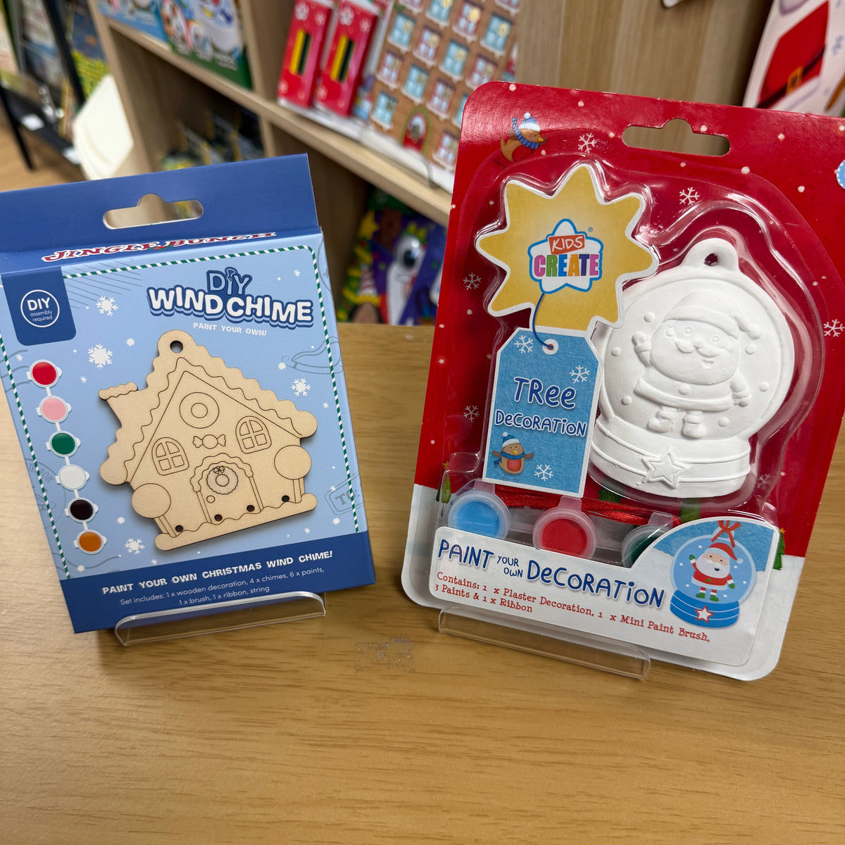 Picture of two of the craft kits available from the webstore