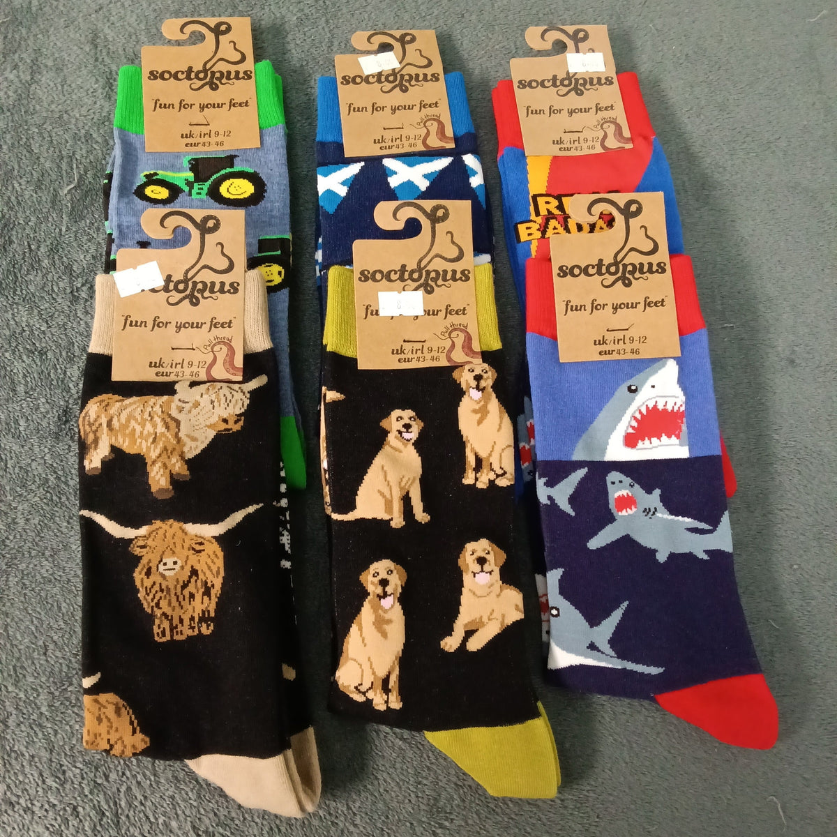 Socktopus Size UK 9-12