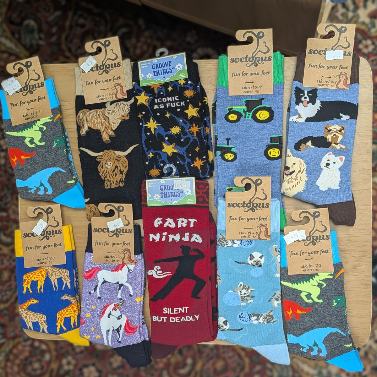 Socks from Socktopus