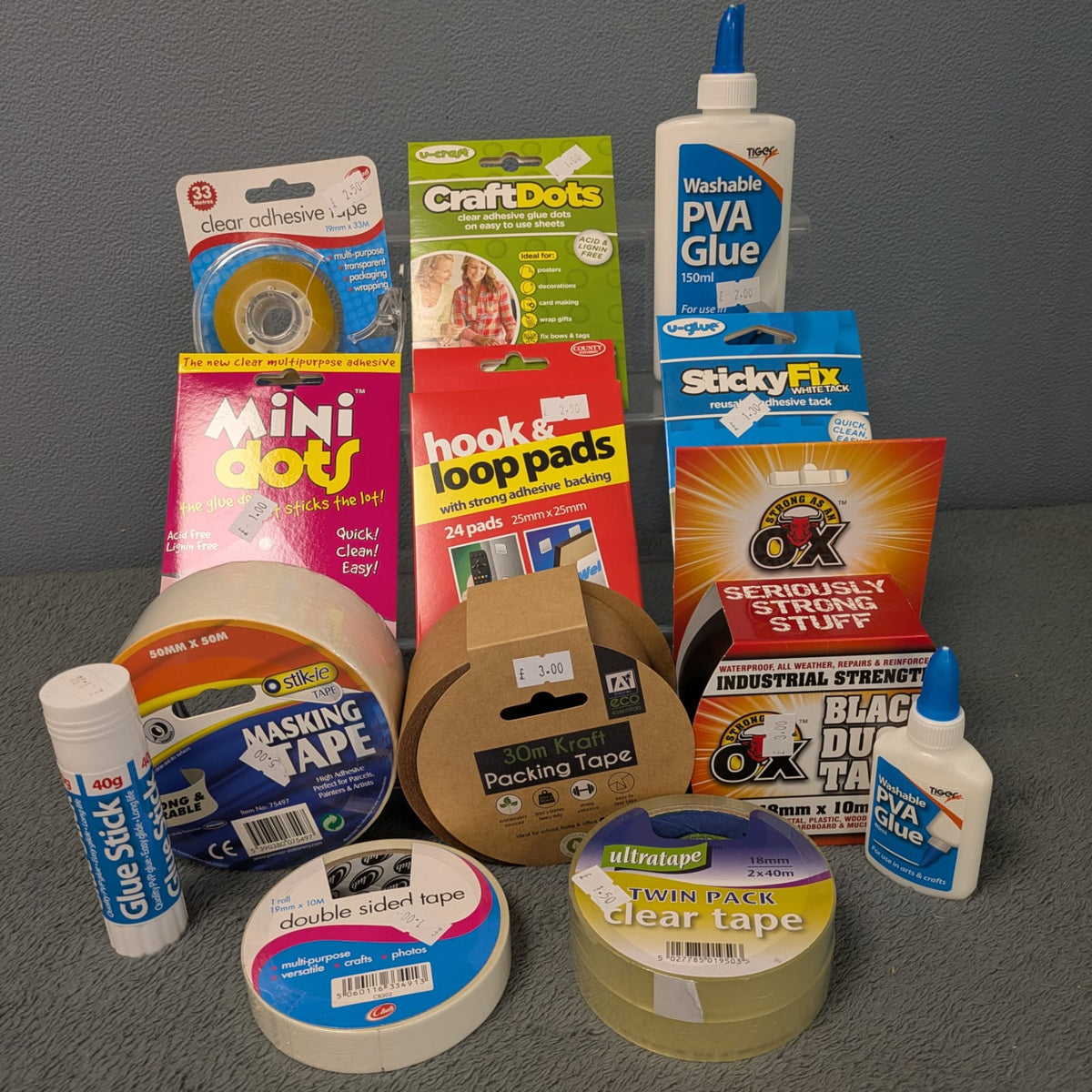 Adhesives, Tack and Tape