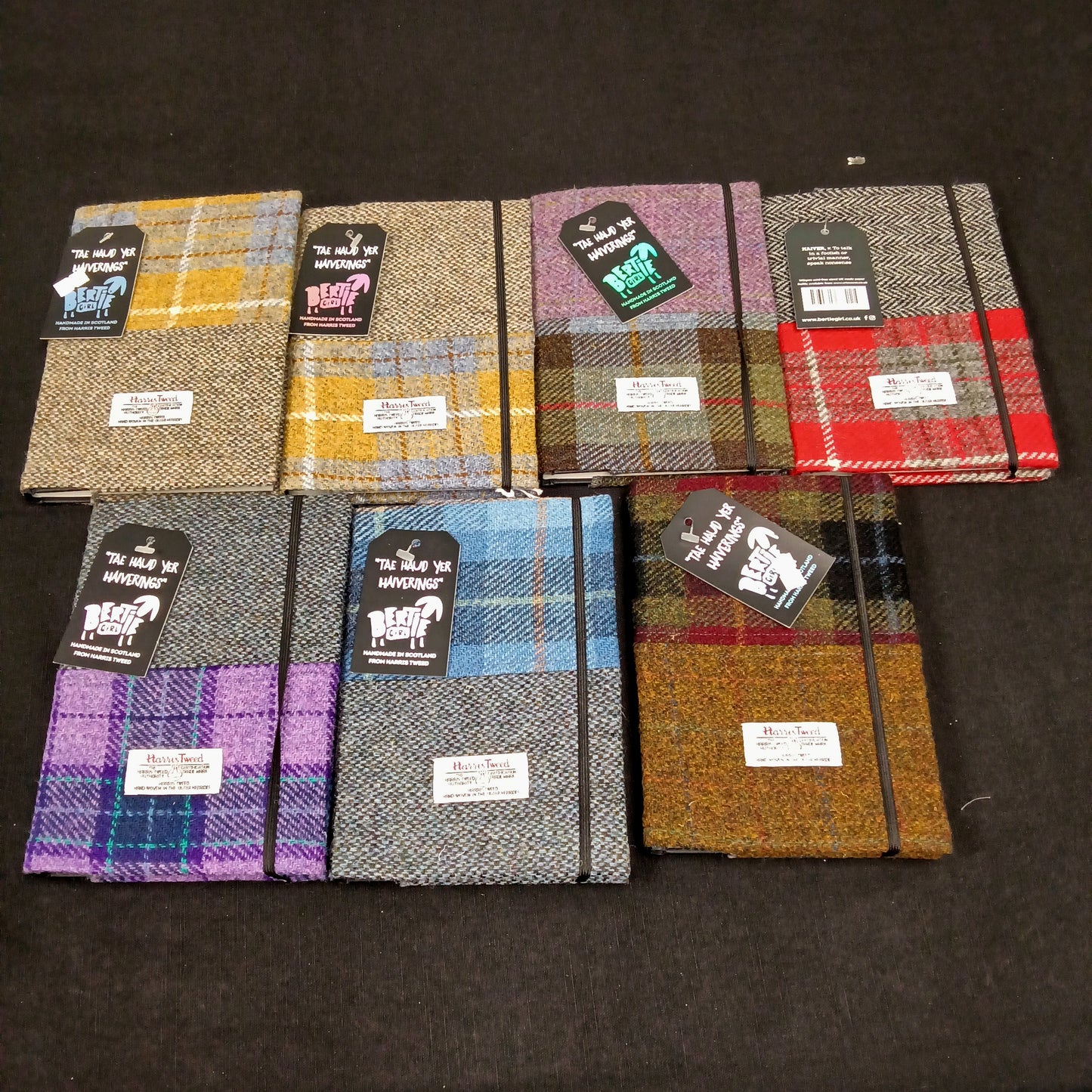 Harris Tweed Notebook - A5