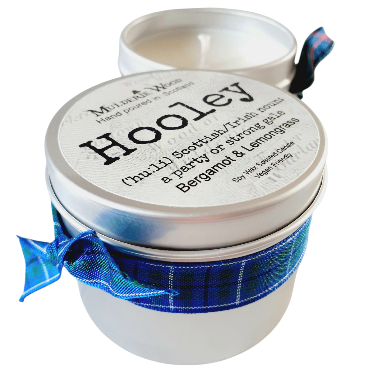 Hooley Bergamot and Lemongrass Scottish Gift Candle