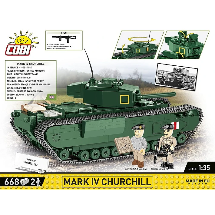 COBI Mark IV Churchill 1:35 scale