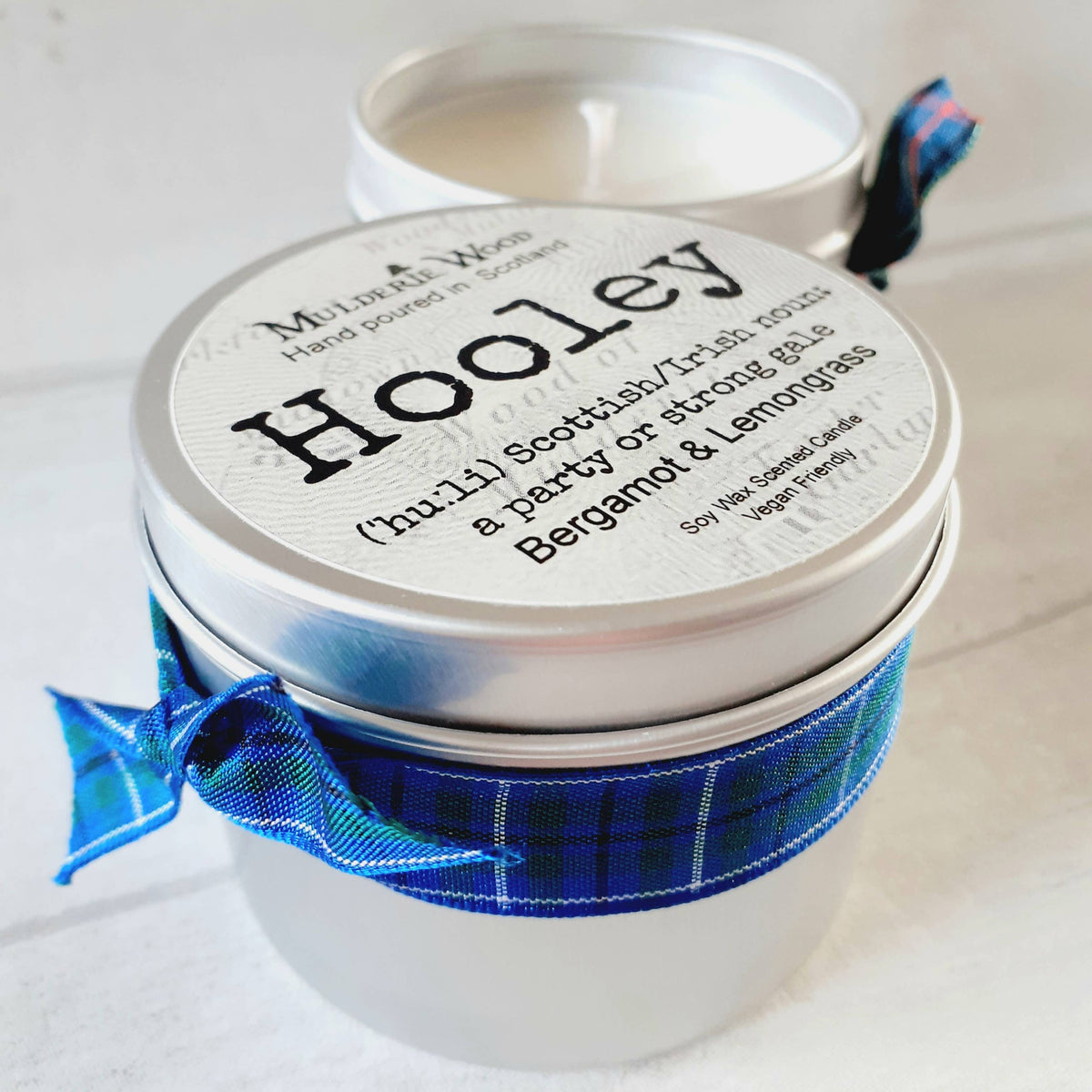 Hooley Bergamot and Lemongrass Scottish Gift Candle
