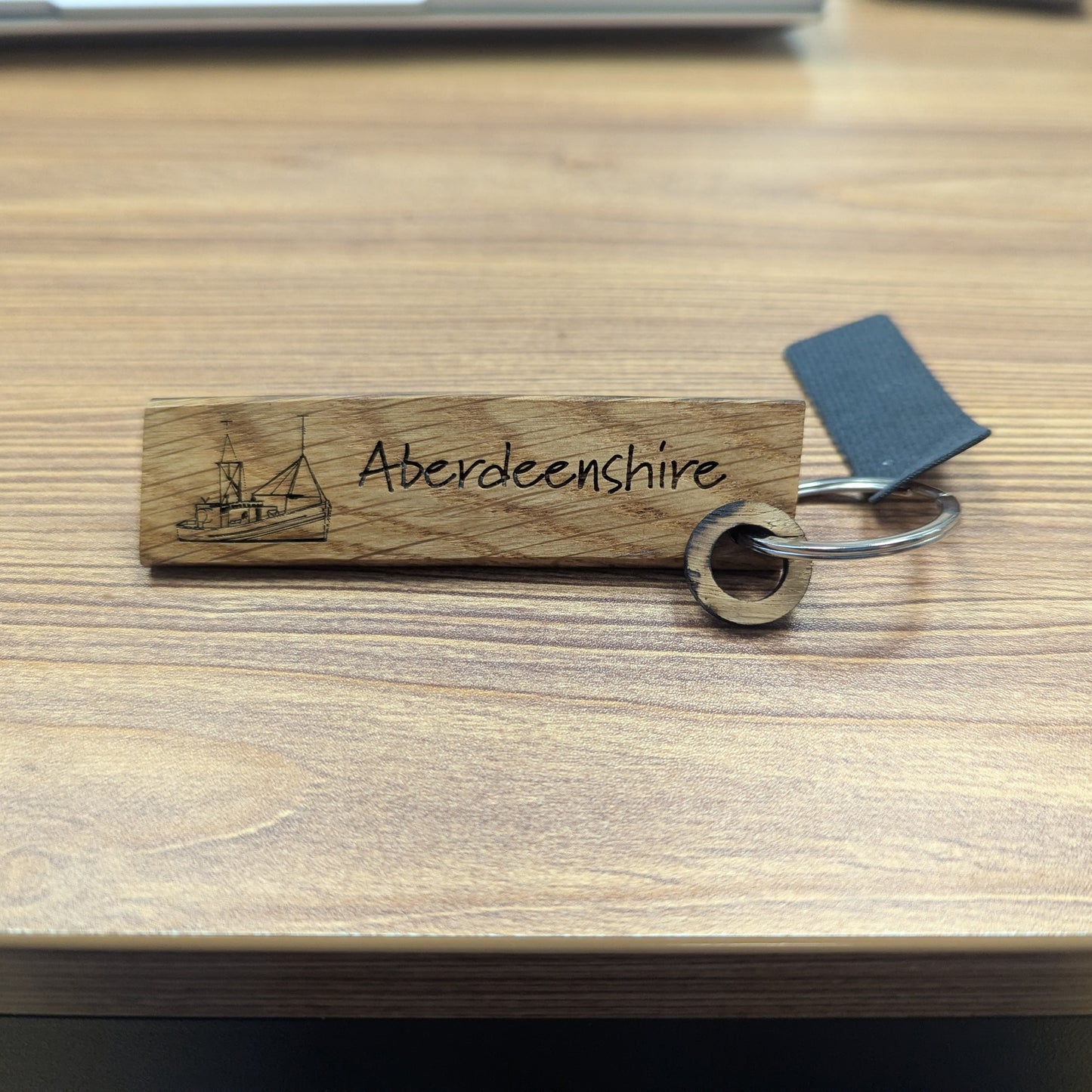 Aberdeenshire Whisky Barrel Keyring