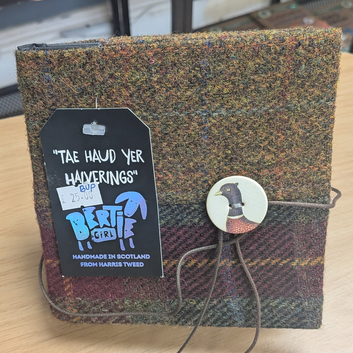 Harris Tweed Notebook - Square
