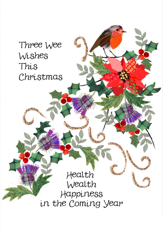 Christmas Card - Three Wee Wishes