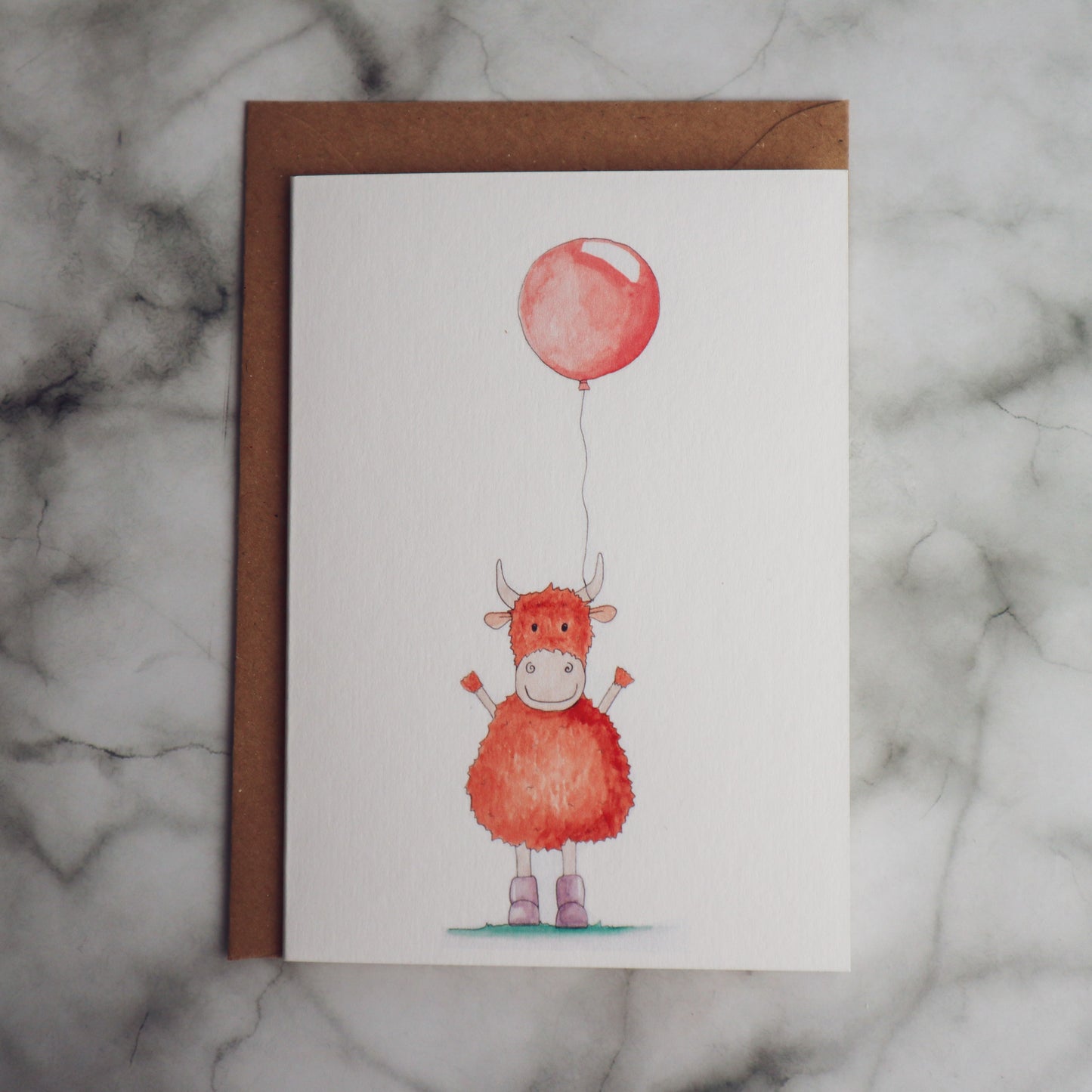 Highland Coo Balloon