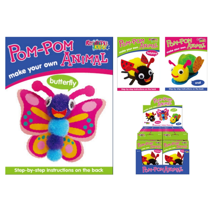 Create Your Own Pom Pom Animal