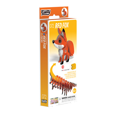 3D Craft Collectible Red Fox