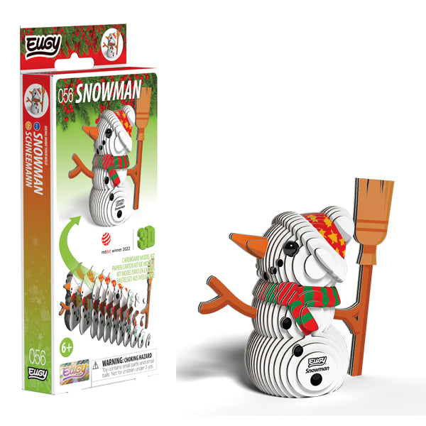 Eugy 3D Craft Collectible Snowman