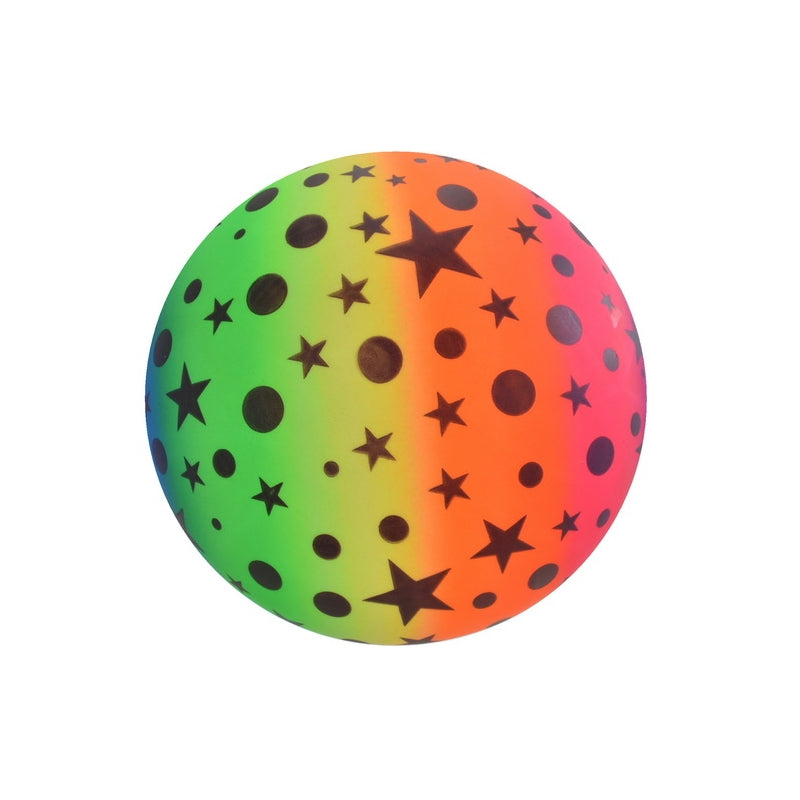 Ball, Neon Rainbow effect with stars