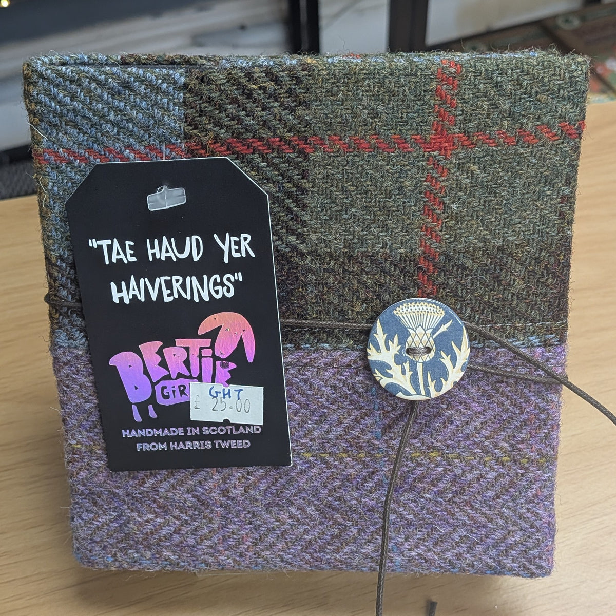 Harris Tweed Notebook - Square