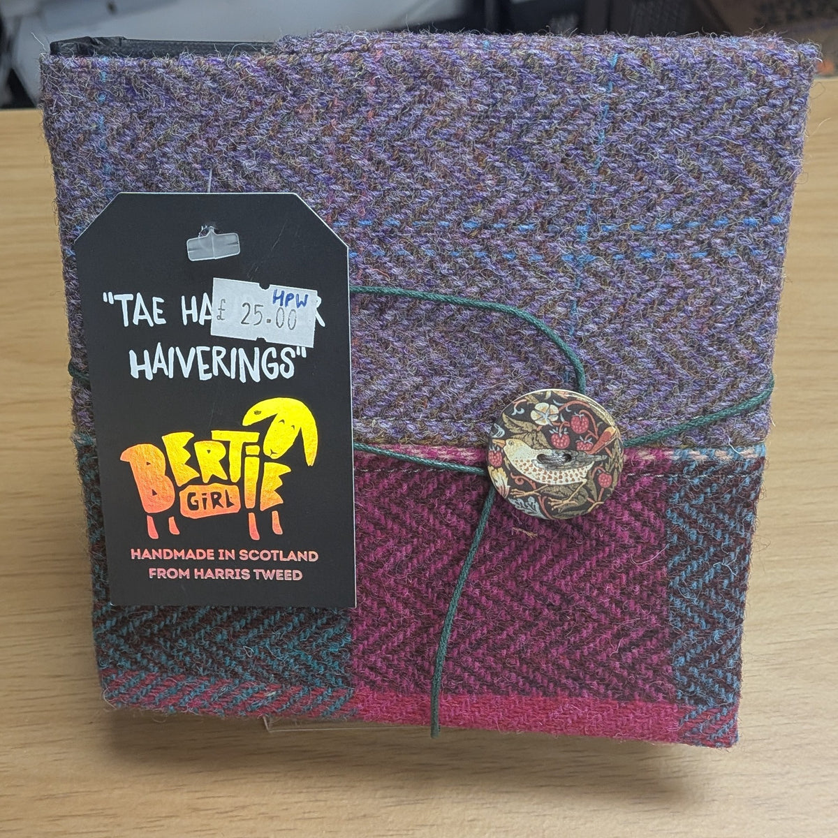 Harris Tweed Notebook - Square