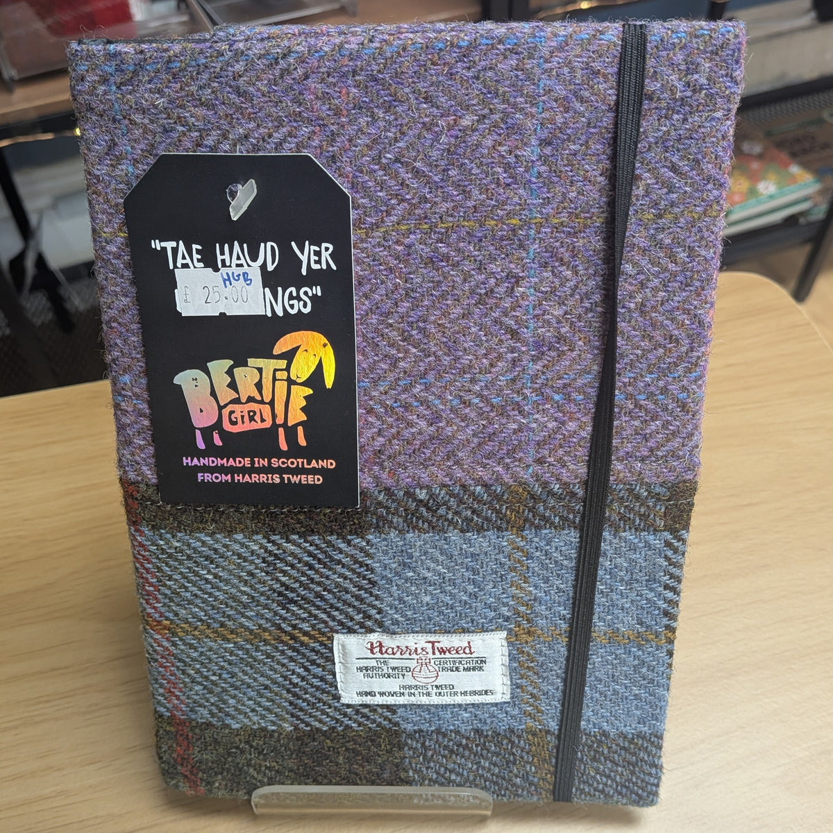 Harris Tweed Notebook - A5