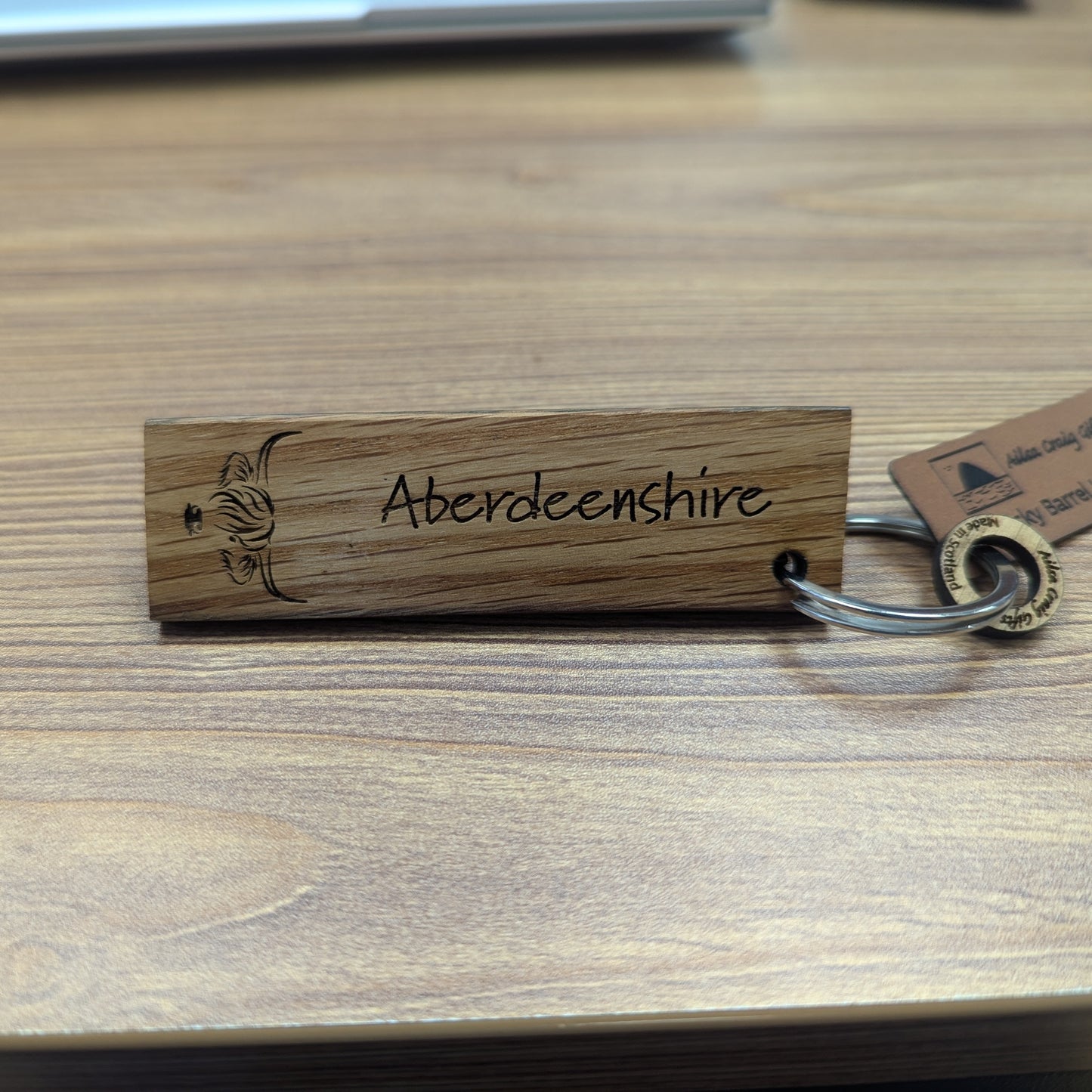 Aberdeenshire Whisky Barrel Keyring