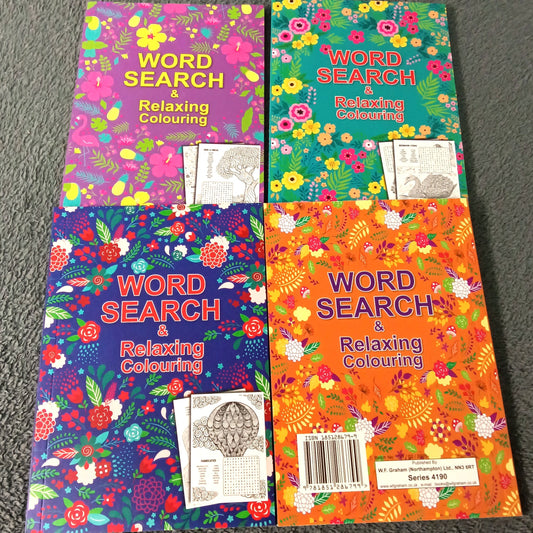 Activity Book, Wordsearch and Colouring