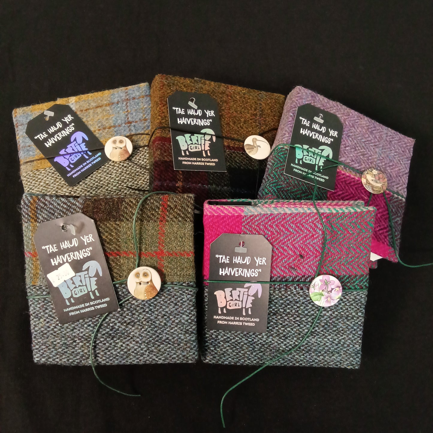 Harris Tweed Notebook - Square
