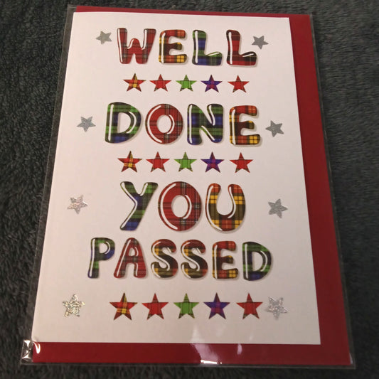 Well Done You Passed