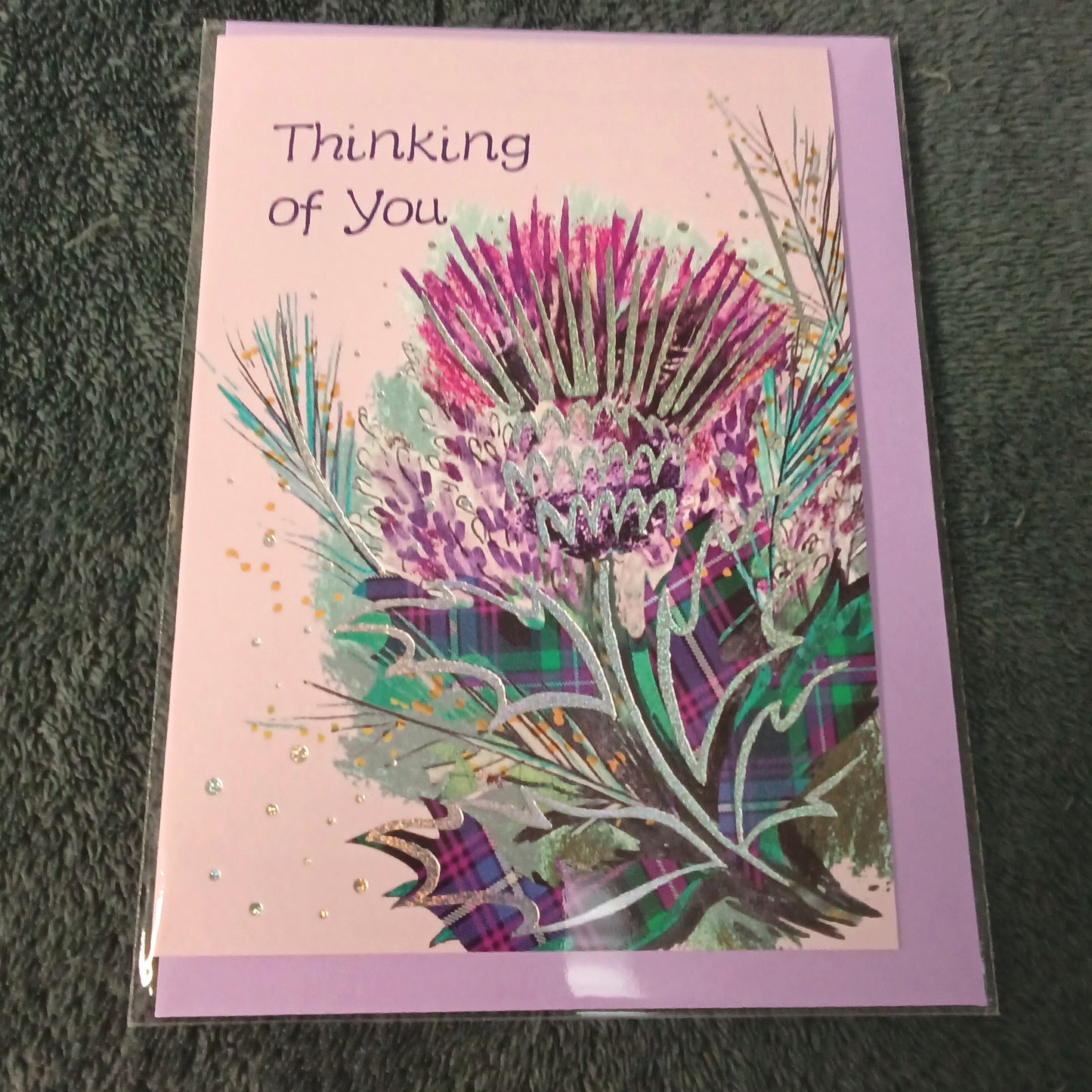 Thinking of You Thistle Card
