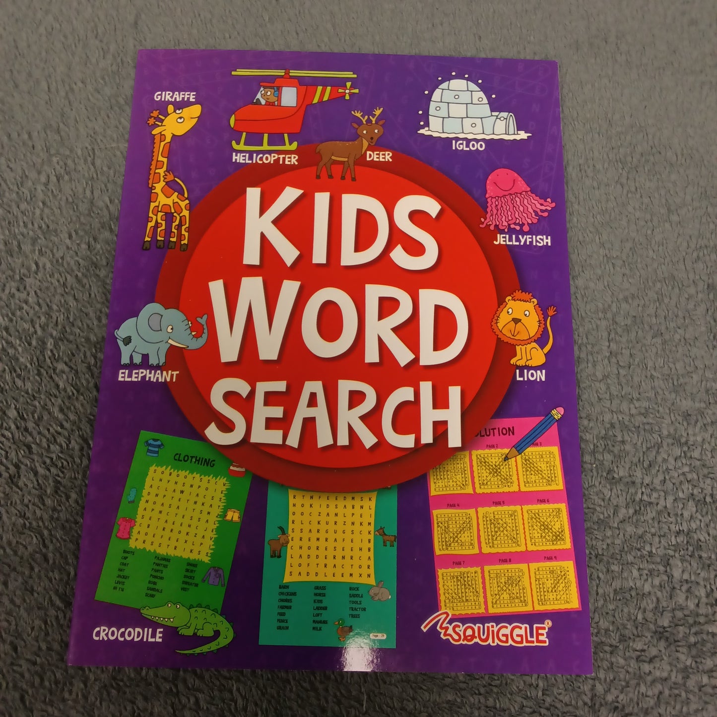 Activity Book, Kids's Wordsearch, A4