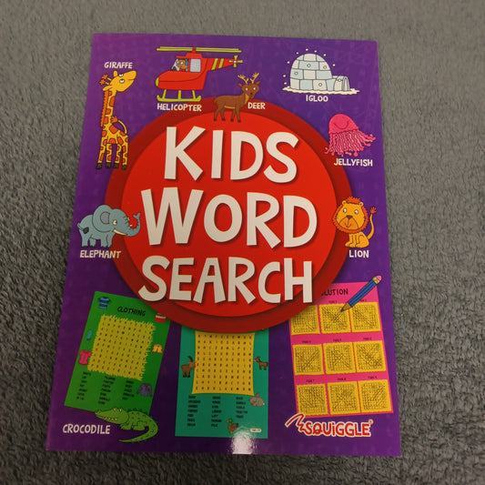 Activity Book, Kids's Wordsearch, A4