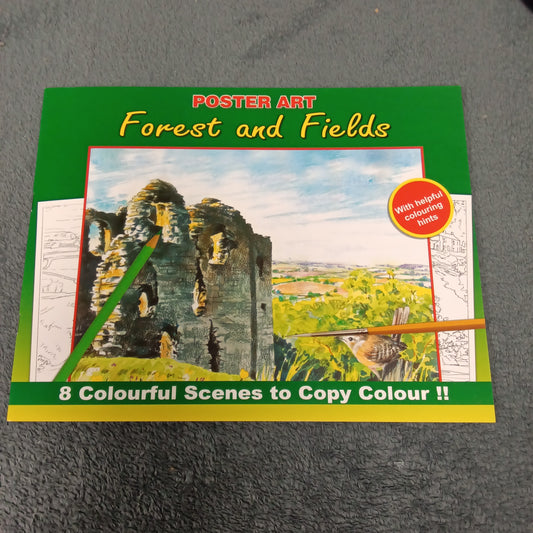 Colouring Book, Landscapes to Colour