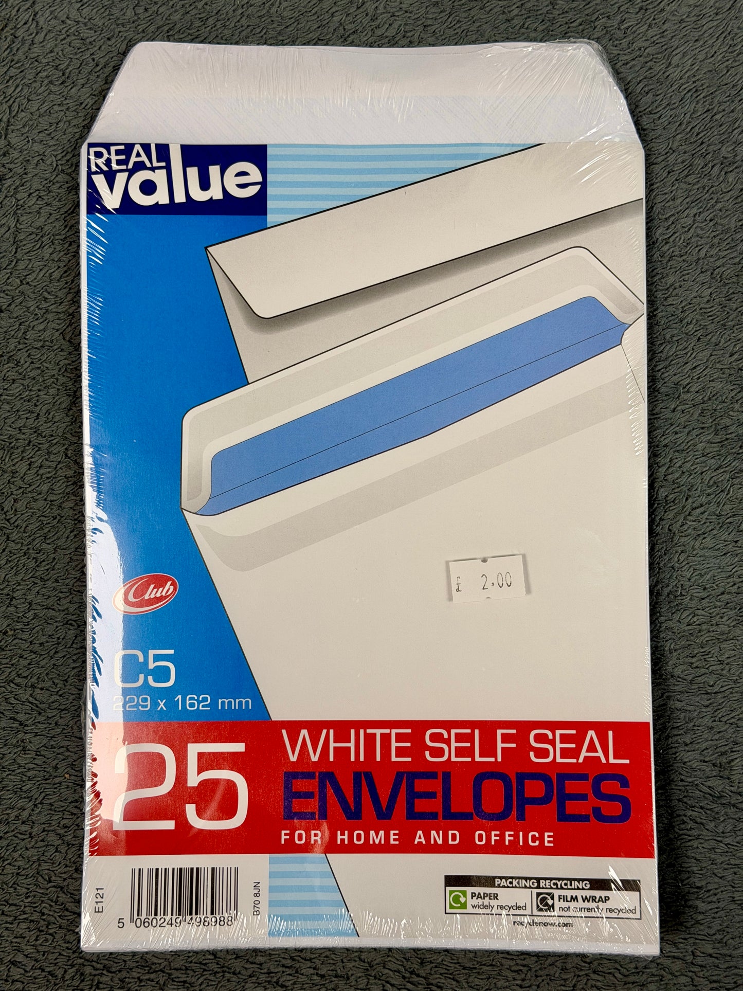 Envelopes C5 White, Pack of 25
