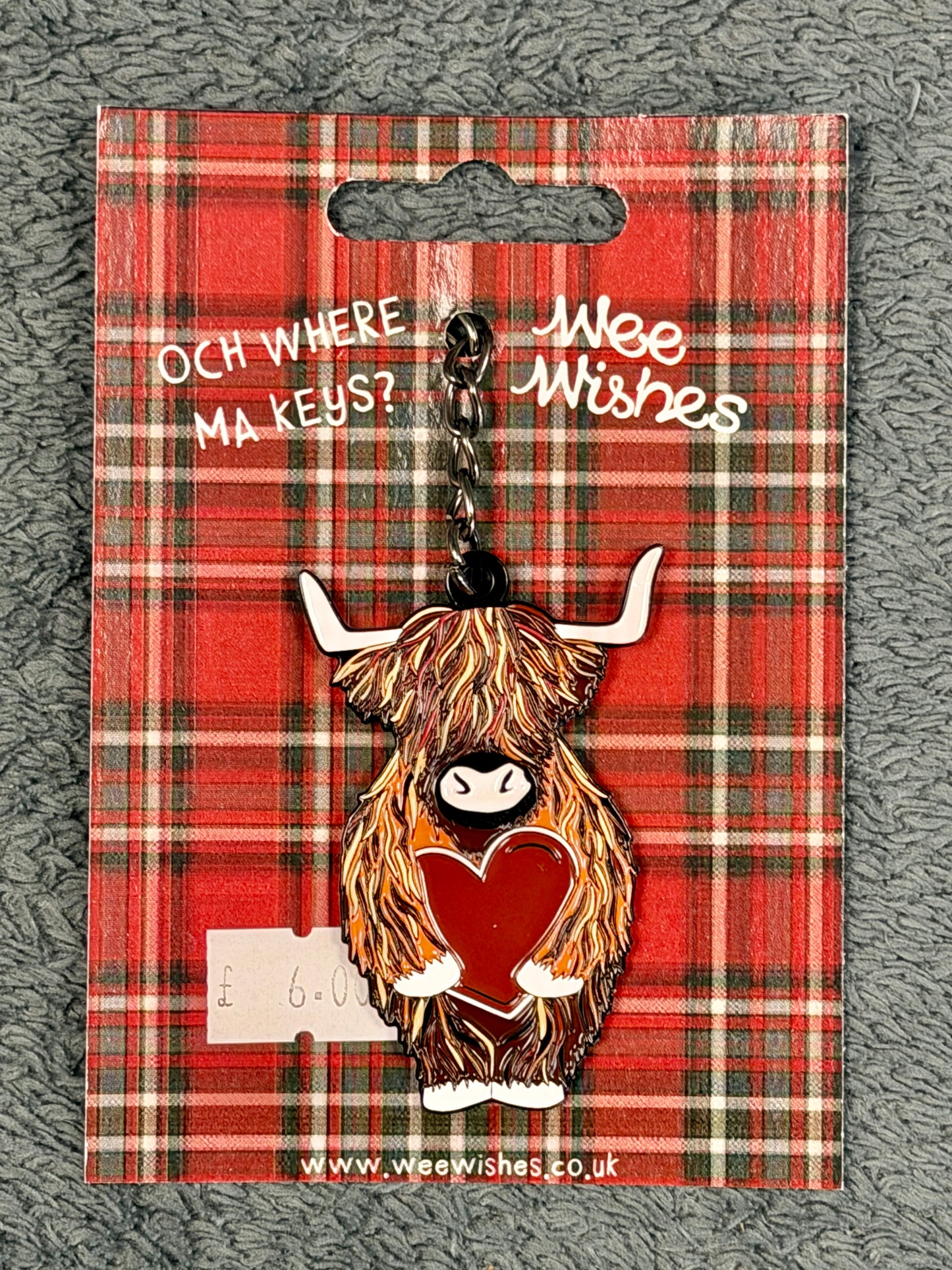 Keyring, Highland Cow