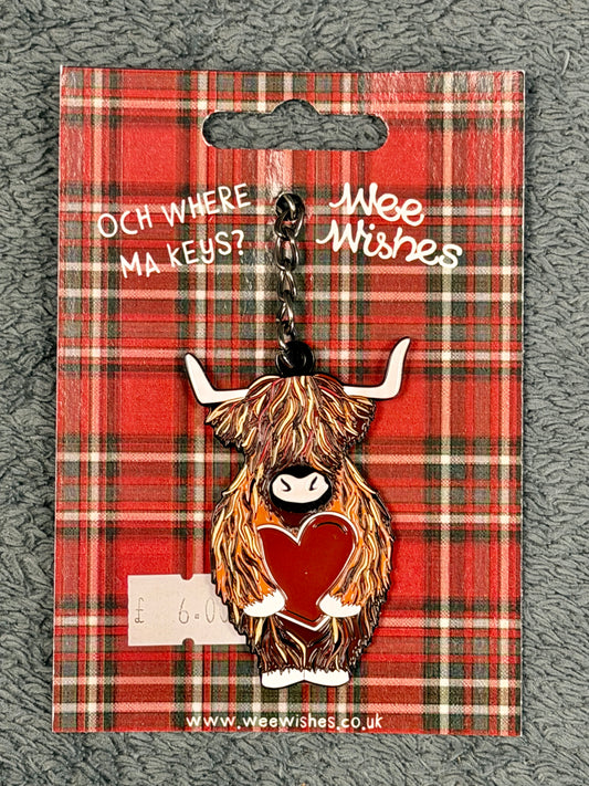 Keyring, Highland Cow