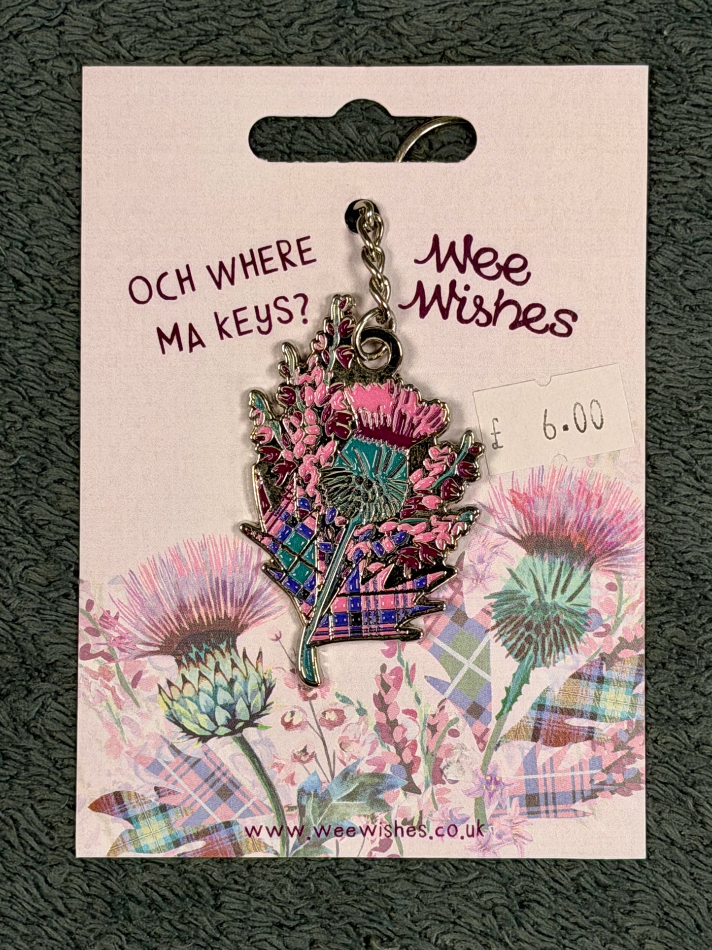 Keyring, Scottish Thistle
