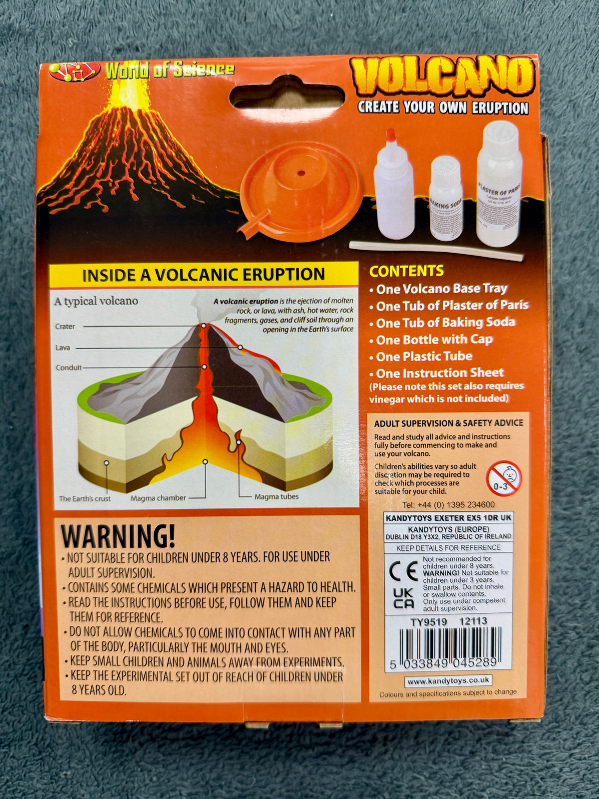 Eruption World of Science Volcano Kit