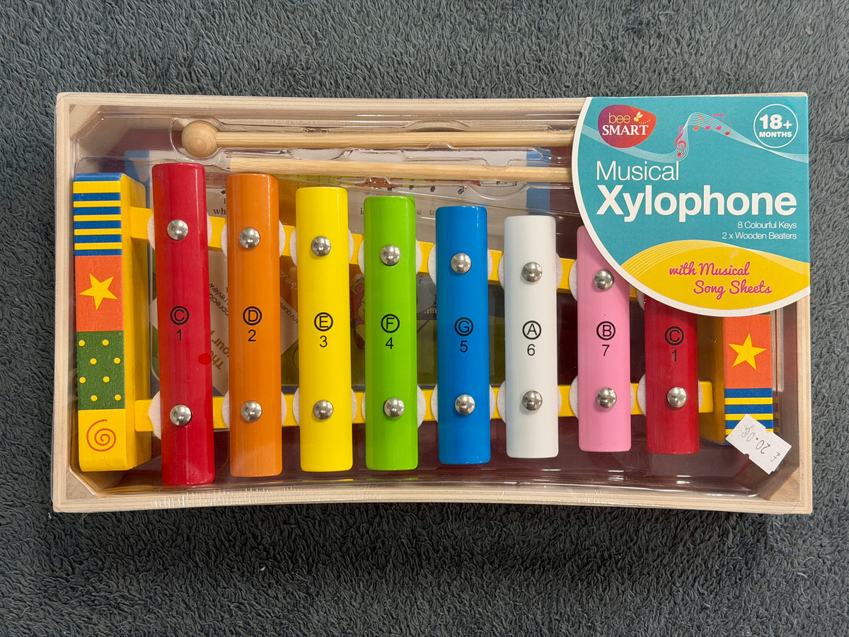 Wooden Musical Xylophone With Song Sheets