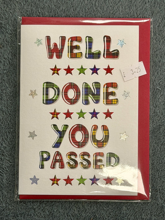 Well Done You Passed