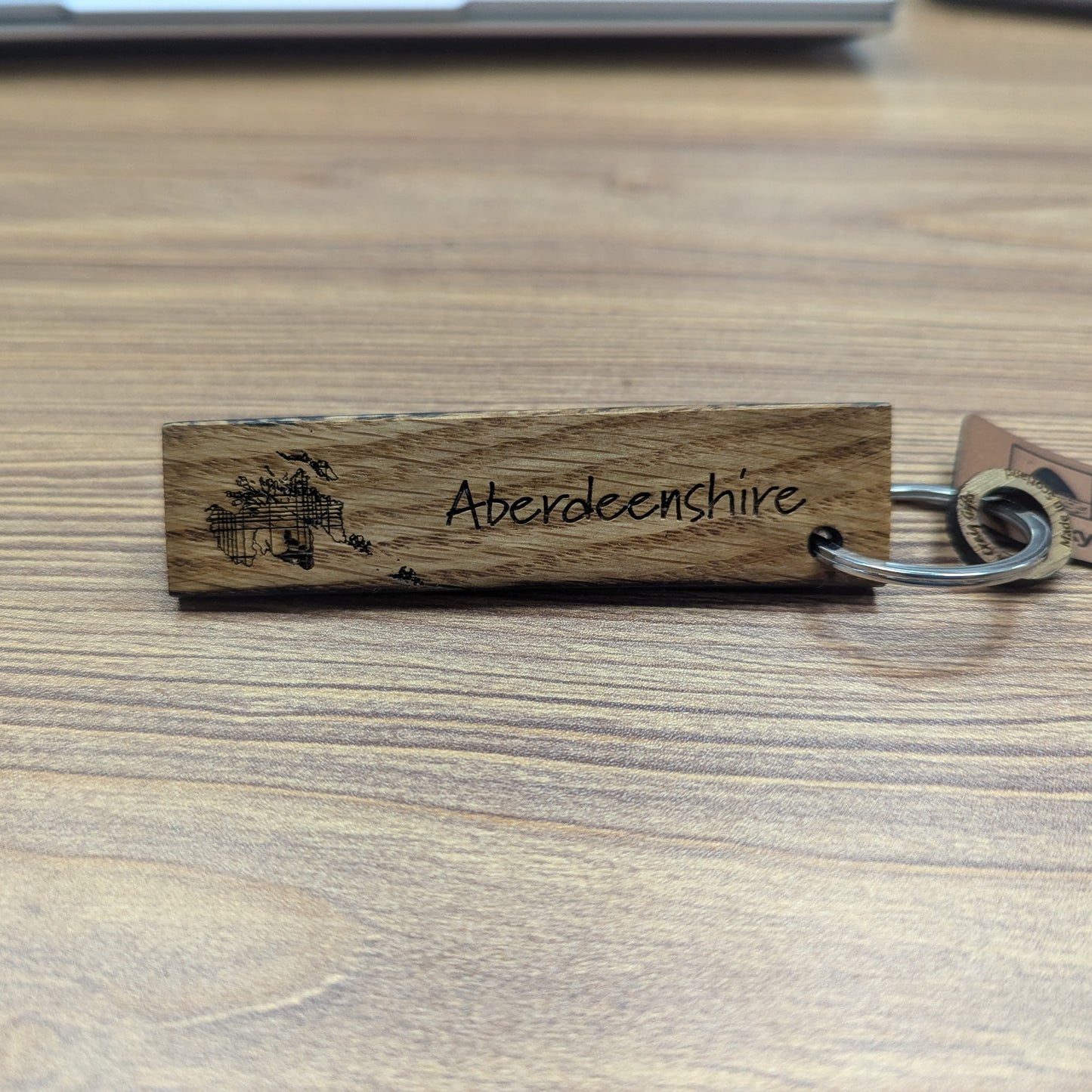 Aberdeenshire Whisky Barrel Keyring