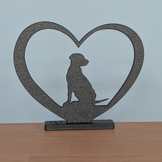 Shadow Shape - Labrador Heart