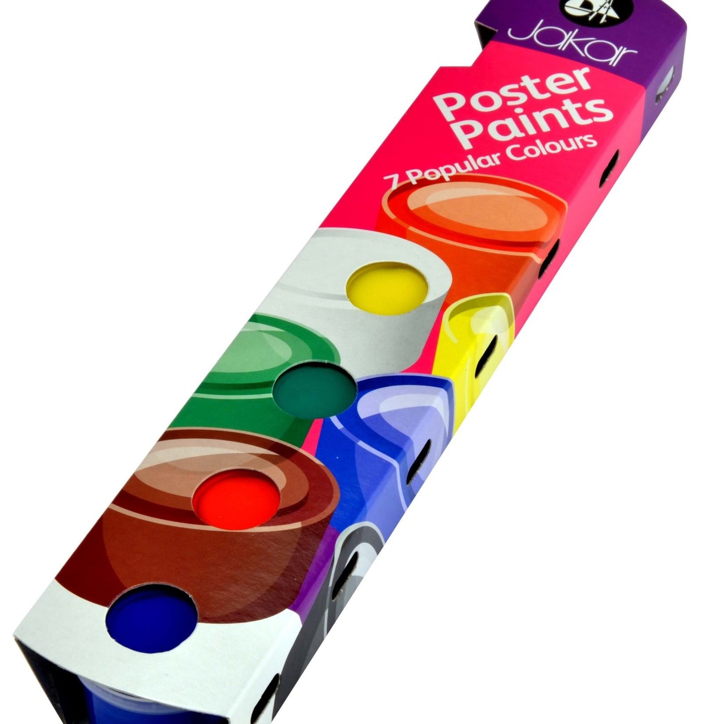 Poster Paints, Pack of 7 Pots.