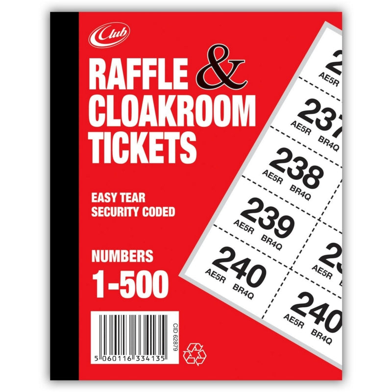 Raffle Tickets 1-500