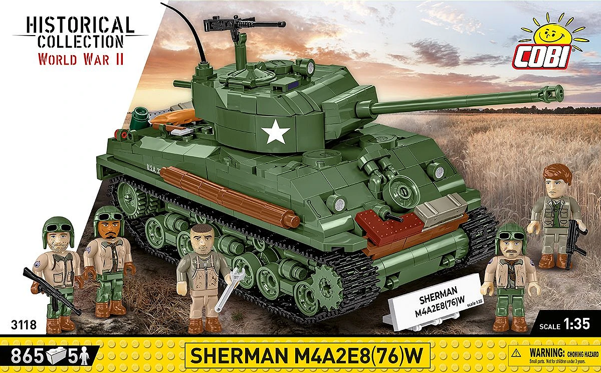 Sherman M4A2E8(76)W (1:35 scale)