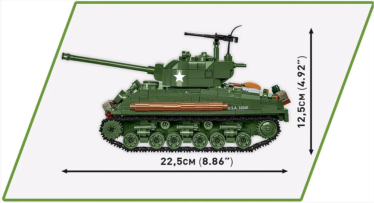 Sherman M4A2E8(76)W (1:35 scale)