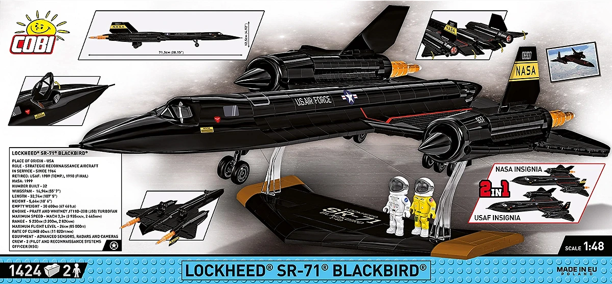 Lockheed SR-71 Blackbird Executive Edition 2 in 1