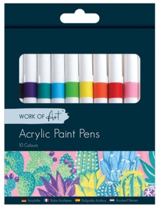Acrylic Paint Pens, Pack of 10 Pens