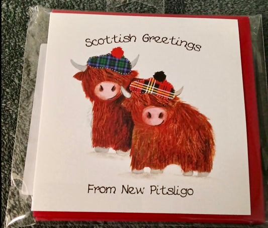 Notecards, Pk of 6 - Scottish Greetings from New Pitsligo
