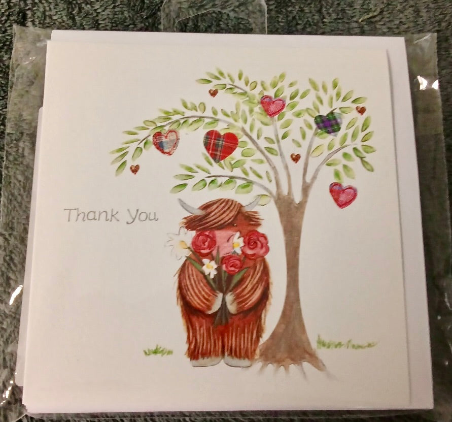Notecards, Pk of 6 - Thank You