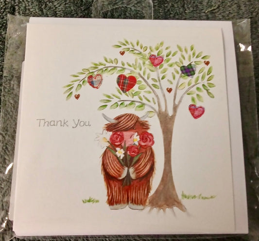 Notecards, Pk of 6 - Thank You