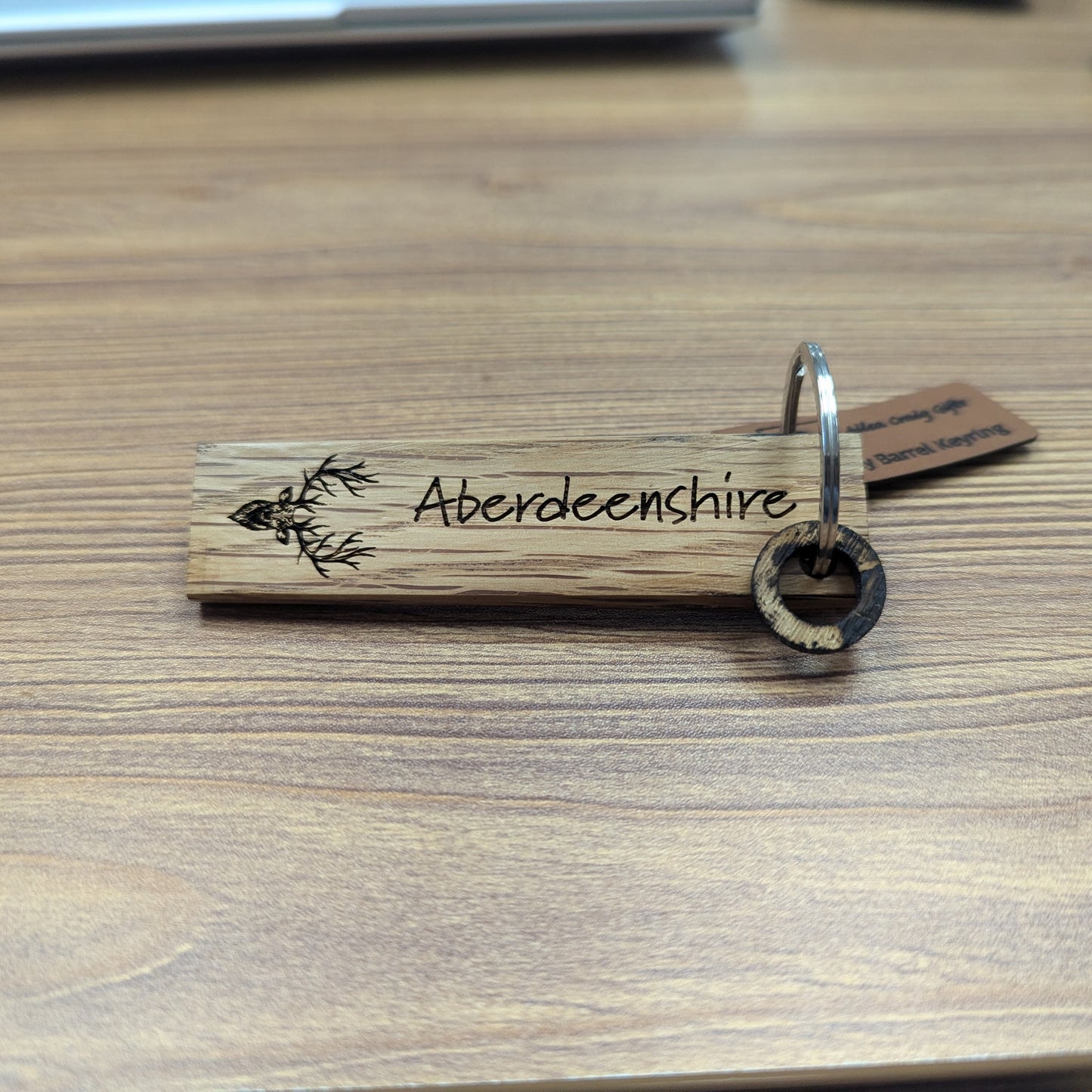 Aberdeenshire Whisky Barrel Keyring